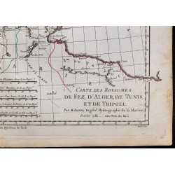 1781 - Carte du Maghreb 