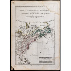 1781 - Carte des États-Unis d'Amérique 
