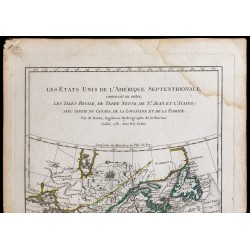1781 - Carte des États-Unis d'Amérique 