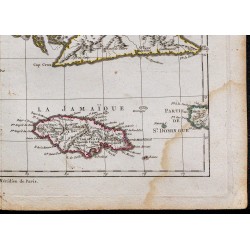 1782 - Carte des Isles de Cuba et de la Jamaïque 