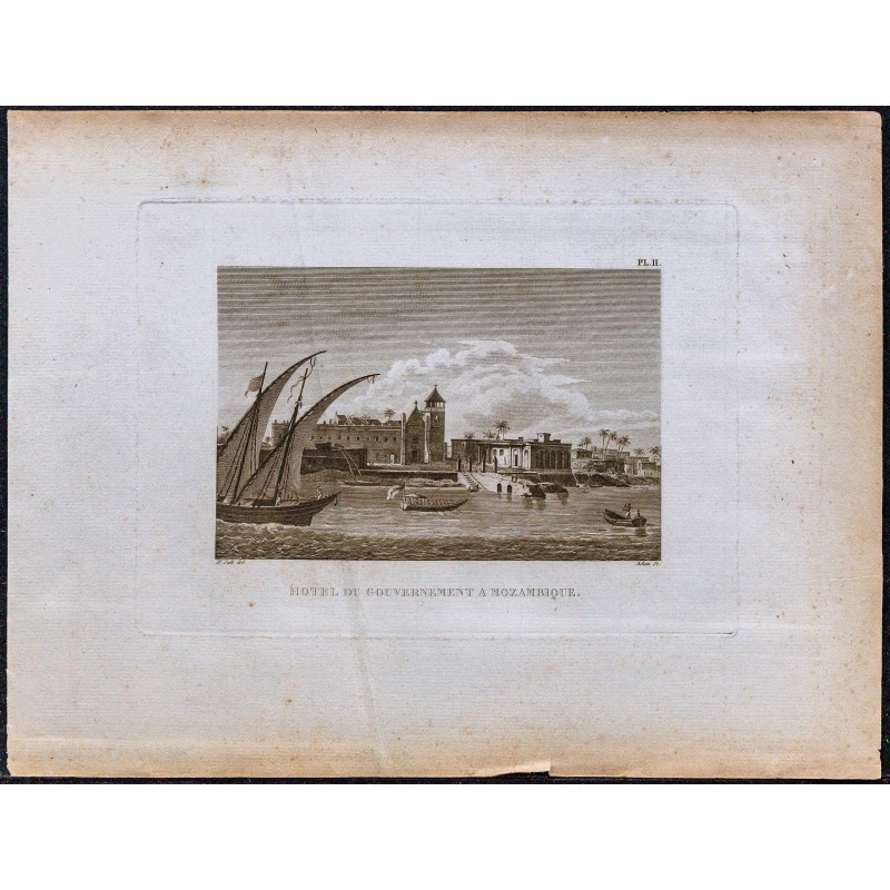 1816 - Hôtel du gouvernement à Mozambique 