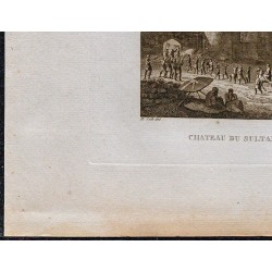 1816 - Château du sultan d'Aden, à Lahadj (Lahij, Yémen) 