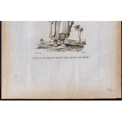 1816 - Enfant arabe en habit des jours de fête 