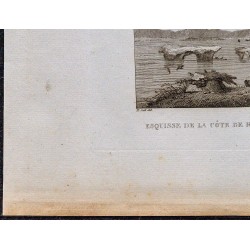 1816 - Esquisse de la côte d'Anfila 