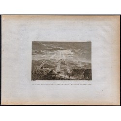 1816 -  Vue des montagnes des monts Simien et de la rivière Tekezé 
