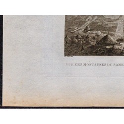 1816 -  Vue des montagnes des monts Simien et de la rivière Tekezé 