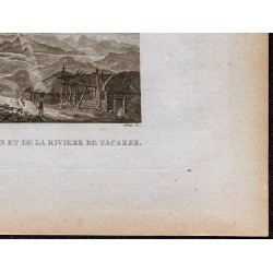 1816 -  Vue des montagnes des monts Simien et de la rivière Tekezé 