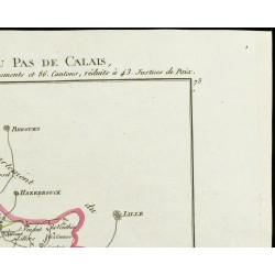 Gravure de 1802 - Département du Pas De Calais - 3