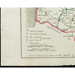 Gravure de 1802 - Département du Pas De Calais - 4