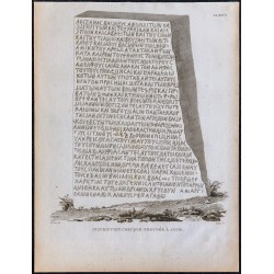 1816 - Inscription grecque trouvée à Axum (Aksum, Éthiopie) 