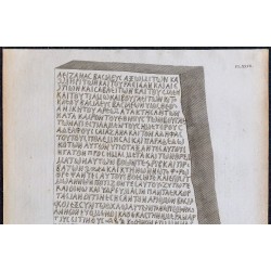 1816 - Inscription grecque trouvée à Axum (Aksum, Éthiopie) 