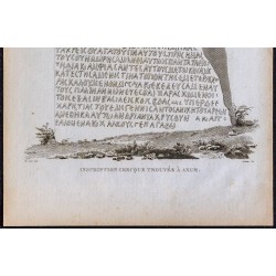 1816 - Inscription grecque trouvée à Axum (Aksum, Éthiopie) 