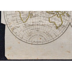 1828 - Mappe-Monde en deux hémisphères 
