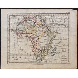 1828 - Carte de l'Afrique 