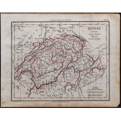 1828 - Carte de la Suisse 