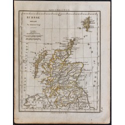 1828 - Carte de l'Écosse 