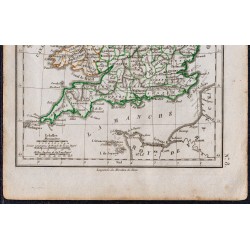 1828 - Carte de l'Angleterre 