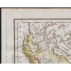 1828 - Carte de la Scandinavie 