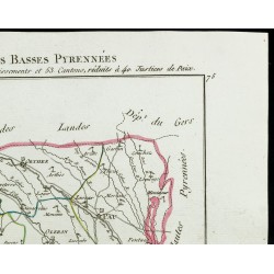 Gravure de 1802 - Département des Basses Pyrennées - 3