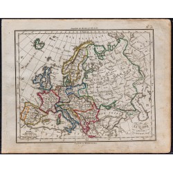 1828 - Carte de l'Europe 