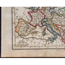 1828 - Carte de l'Europe 