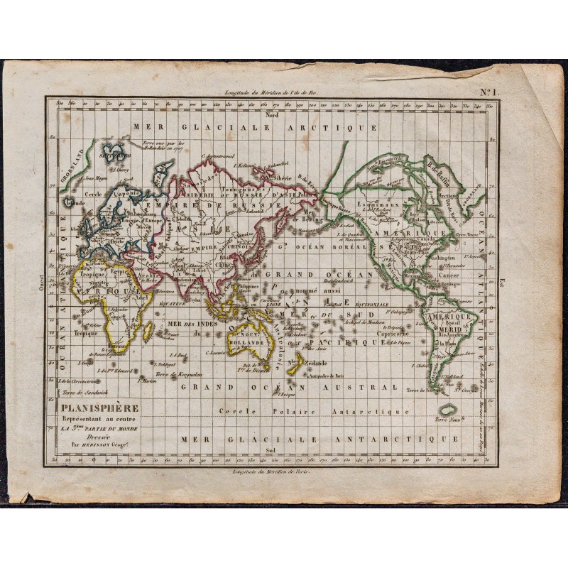 1828 - Planisphère 