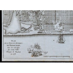 1791 - Plan de Pondichéry 