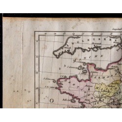 1791 - Carte de la France divisée en II provinces 