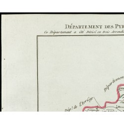 Gravure de 1802 - Département des Pyrénées Orientales - 2