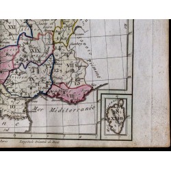 1791 - Carte des divisions militaires de la France 