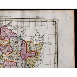 1791 - Carte de la France en divisions militaires 