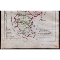 1791 - Carte de l'Aisne 