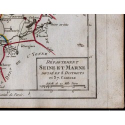 1791 - Carte de Seine-et-Marne 