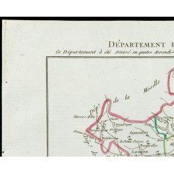 Gravure de 1802 - Département du Bas-Rhin - 2