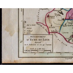 1791 - Carte d'Eure-et-Loir 