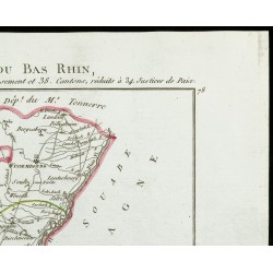Gravure de 1802 - Département du Bas-Rhin - 3