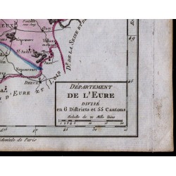 1791 - Carte de l'Eure 