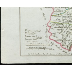 Gravure de 1802 - Département du Bas-Rhin - 4