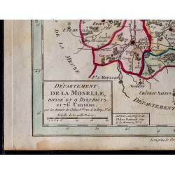 1791 - Carte de la Moselle 