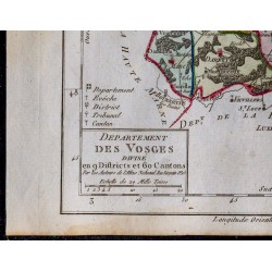 1791 - Carte des Vosges 