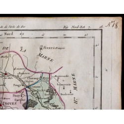 1791 - Carte de l'Aube 
