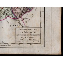 1791 - Carte de la Meurthe 