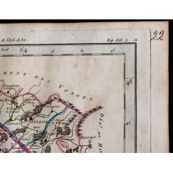 1791 - Carte de la Haute-Saône 