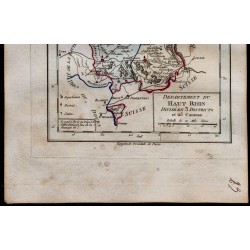 1791 - Carte du Haut-Rhin 