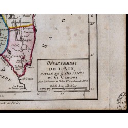 1791 - Carte de l'Ain 