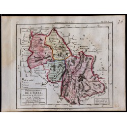 1791 - Carte de l'Isère 