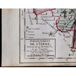 1791 - Carte de l'Isère 