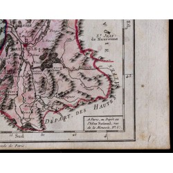 1791 - Carte de l'Isère 