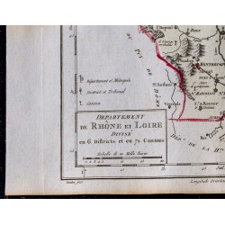 1791 - Carte du Rhône-et-Loire 