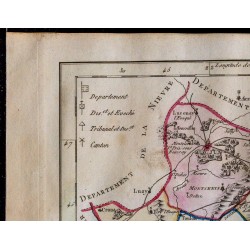 1791 - Carte de Saône-et-Loire 